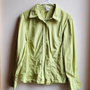 Austin Reed Lime Green Button Down Shirt Size 14